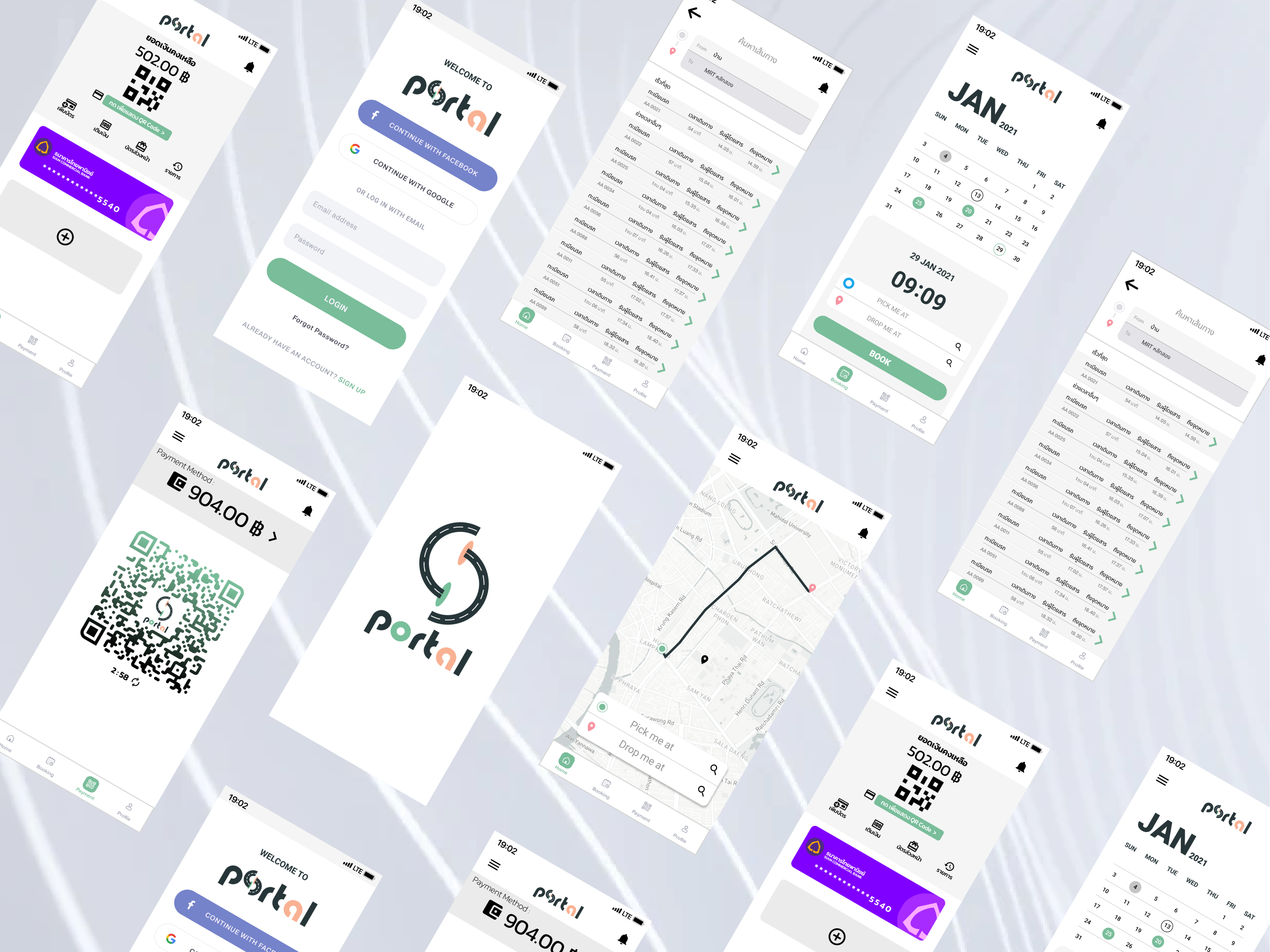 Portal Application Design Mockup
